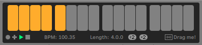 Ableton Looper display view